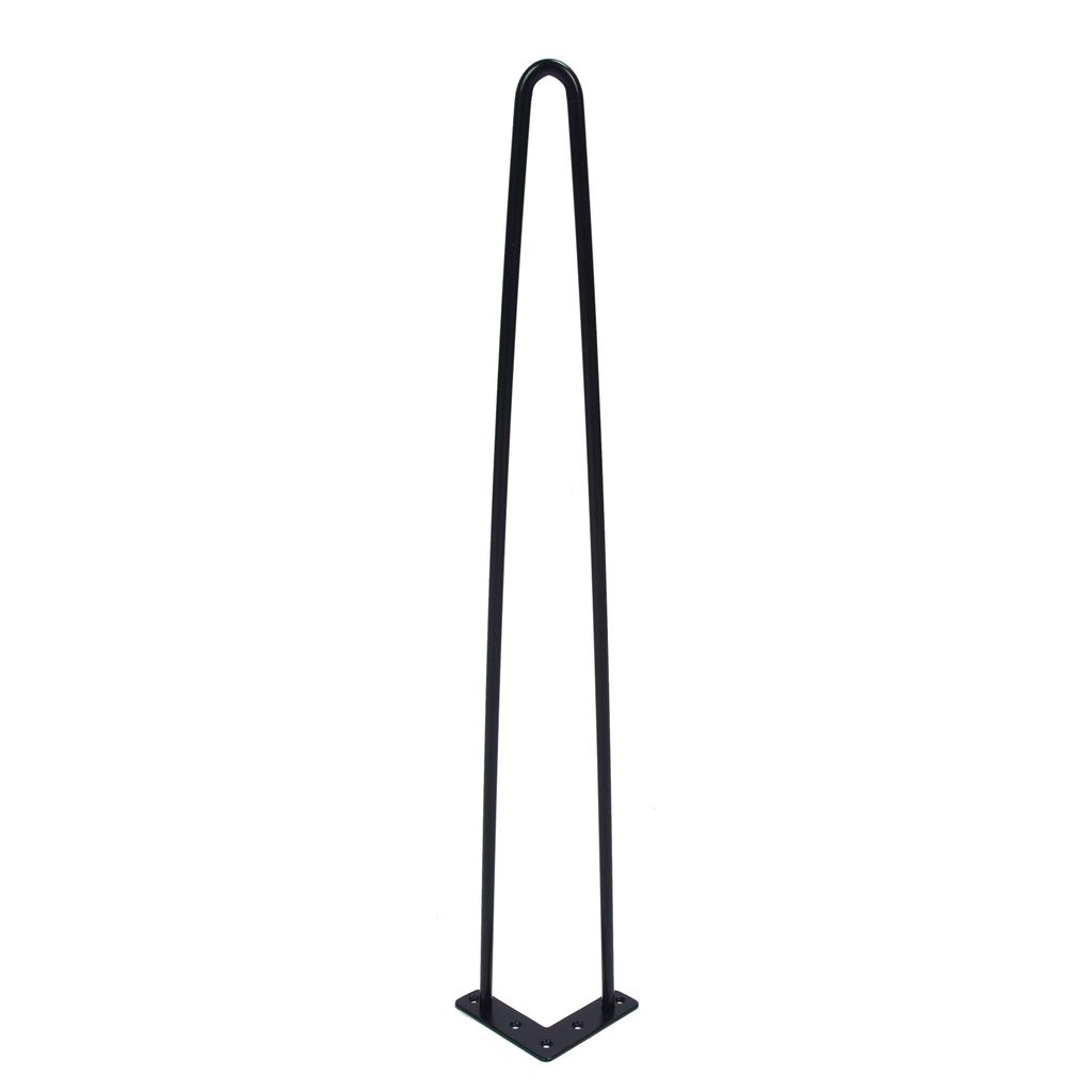 4Pcs Black Iron Table Desk Legs Home Accessories for DIY Handcrafts Furniture 28inch