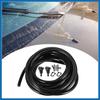 Front Windshield Wiper Nozzles Kit for Chrysler Town Country with Gaskets 3 Meter Fluid Hose - Pack of 6 Black Item Replacement