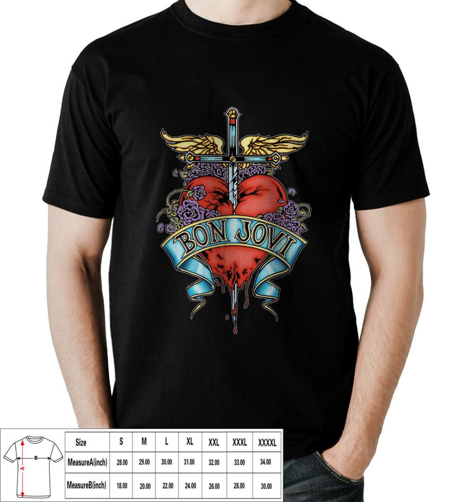 Buy Bon Jovi Rock Band Singer T Shirt 