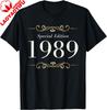 Year Of Birth 1989 Birthday Design Vintage Born In 1989 Tshirt Gifts For Unisex Personalized Tshirt Cotton Vintage Clothes