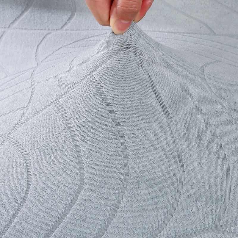 1Pc Stretch Bar Chair Covers Jacquard Short Back Chair Slipcovers Anti-Dirty Dining Seat Covers Wedding El Home Decor