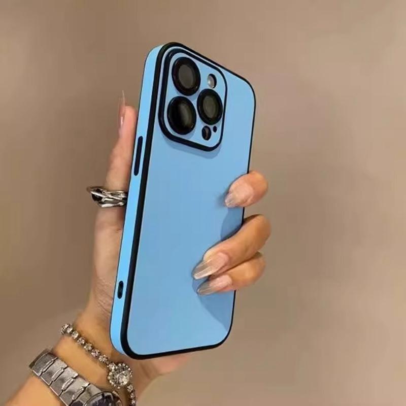 

Matte Cortex Phone Case For iPhone 11 12 13 14 15 16 Pro Max Plus Shockproof Lens Protection Bumper Back Cases Cover For iPhone 14Plus