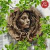 Iron Tree Spirit Metal Wall Decor 2D Flat Nature Art Rustic Gift