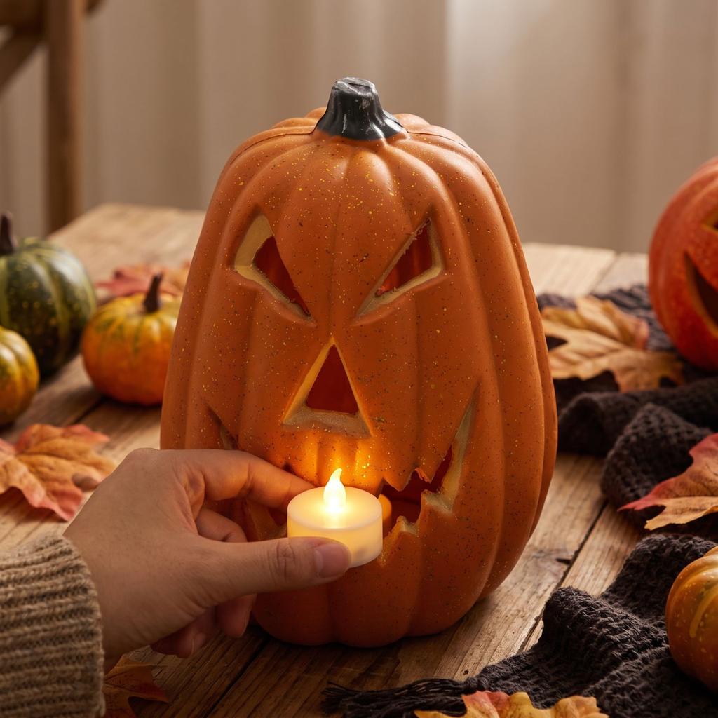 Duża dynia na Halloween Dekoracja do wnętrz na zewnątrz Jesienna impreza