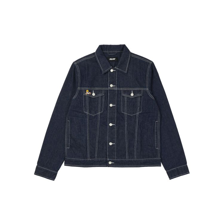 Palace Ultimo Series Cartoon Character Printed Denim Jacket Unisex Jacket P21D015