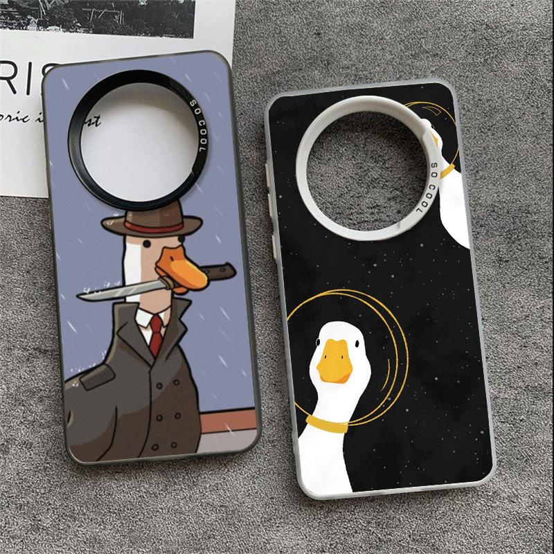 Funny Cartoon Goose Game Shockproof Phone Case for Xiaomi Redmi Note 15 14 13 12 Pro Plus 11 11S 11T 5G Cover Anti Fall Fundas