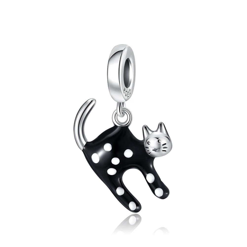 Sell Copper Plating Black Cat Panda Horse Elephant Charm Party Gift Series Bead Fit Original Bracelet Women Jewelry