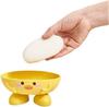 Cute Yellow Duck Soap Dish Creative Soap Holder for Bathroom Durable Plastic Shower Organizer Fun Gift for Bath Accessories