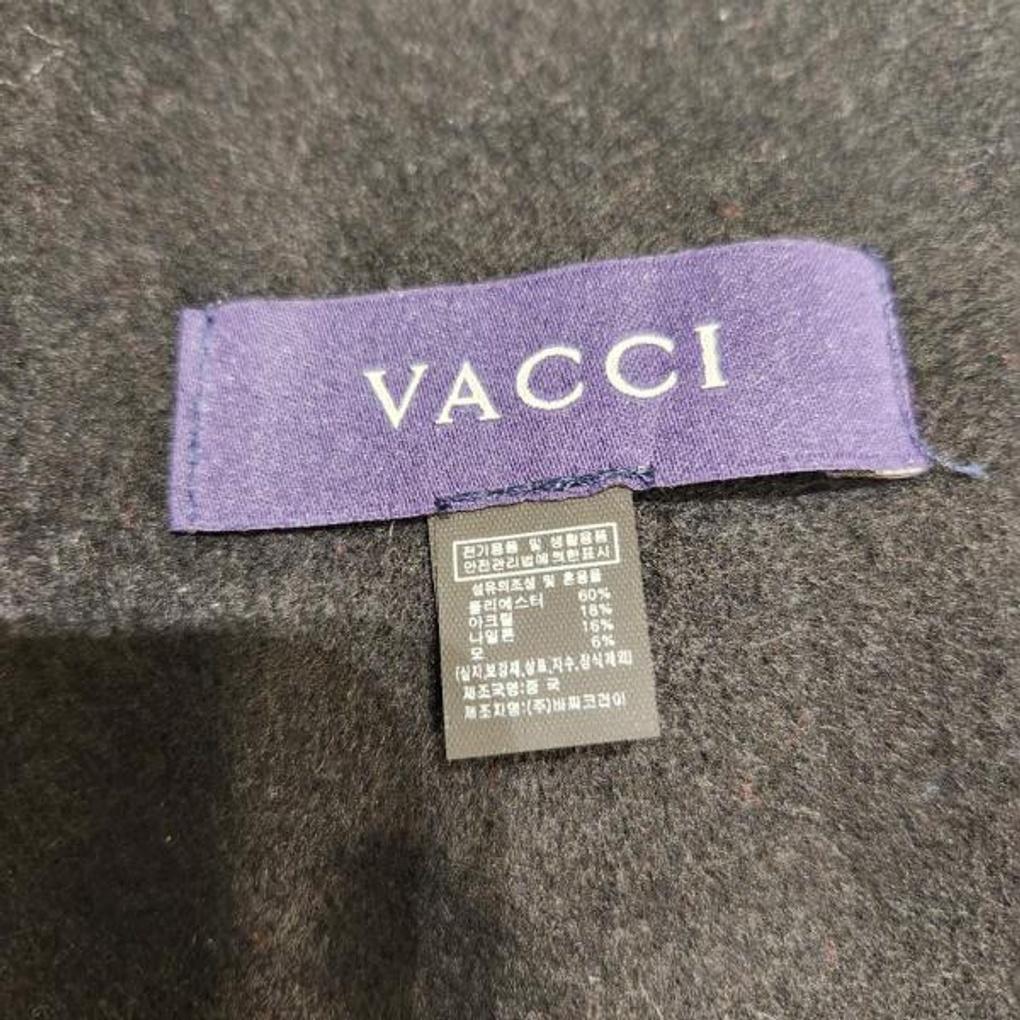 Men's Winter Warm and Cozy Wool Blend Muffler Black Red Double-Sided Scarf VM1L4BR101 K0-1