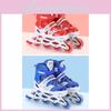 Roller Childrens Adjustable Shoes With Mesh Fabric Pvc Wheels For Play Outdoor