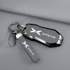 Zinc Alloy Leather Car Remote Key Cover For Xpeng X9 G6 Suede G9 P7I P5 Protector Keychain Shell Auto Car Accessories