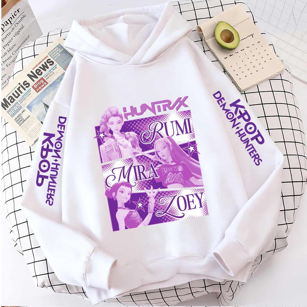 Hoodies Modische Cartoon-bedruckte Sweatshirts Pullover Niedliche langärmlige Mädchen-Cartoon-Hoodies Sportbekleidung
