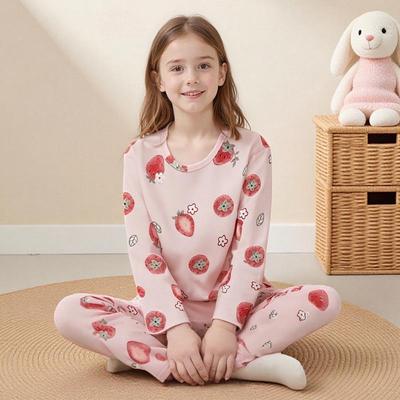 Set pigiama caldo autunnale e invernale per bambini - Pantaloni e top per ragazzi e ragazze