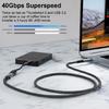 USB4.0 Extension Cable 240W 8K USB C 40Gbps Data Transmission Cable 8K@60Hz Video Cable for Smartphone Laptops