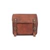 Motorcycle Real Brown Leather 1 Saddle Bag Tool Pouch Swing Arm Luggage Side Bag