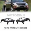 Pair Front Fog Light Cover Trim Lamp for Toyota RAV4 2009 2010 2011 2012- 2013