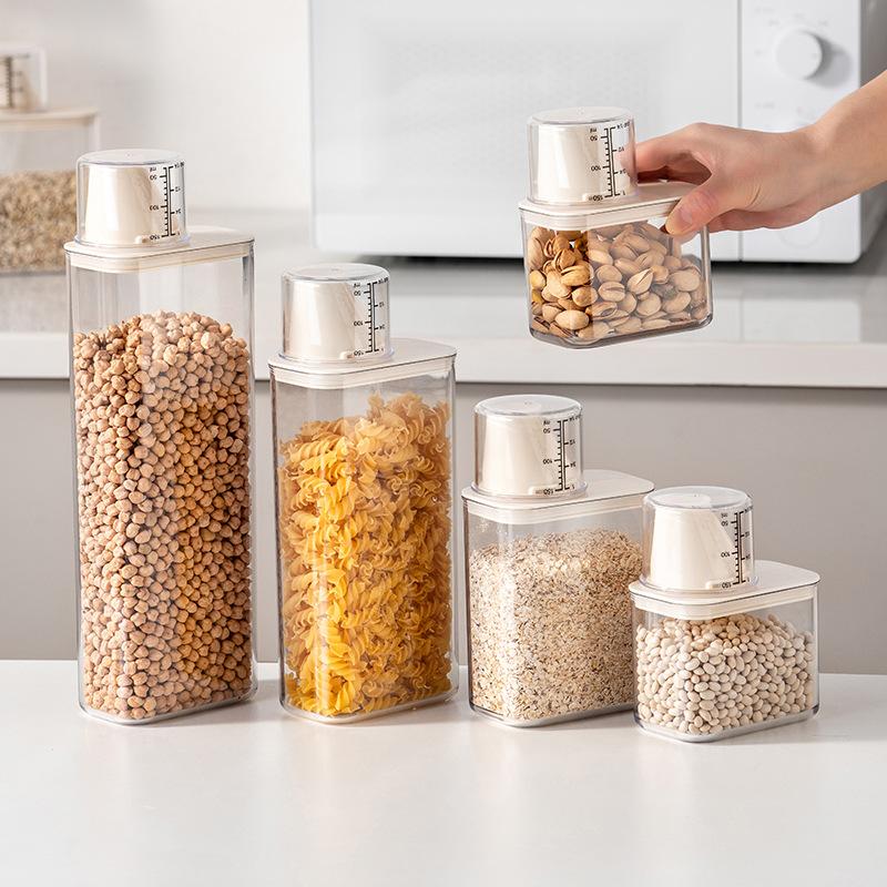 Kitchen Sealed Jars, Household Food-grade Sealed Storage Jars, Dry Goods Sealed Boxes, Grain and Cereal Storage Boxes, Storage Jars