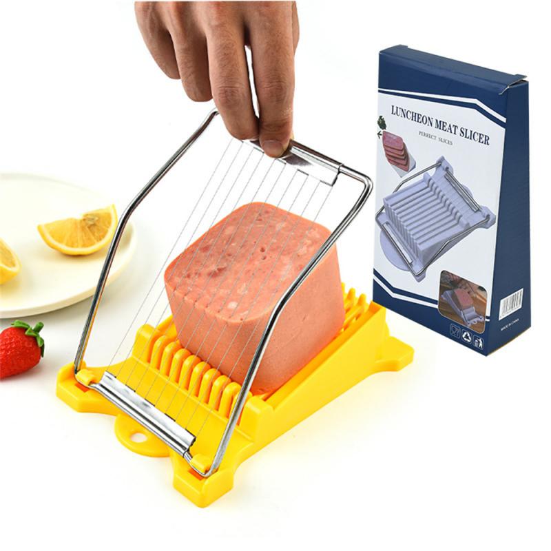 Luncheon Meat Slicer Multifunctional Stainless Steel Ham Fruit Vegetables Egg Cheese Slicers Household Kitchen Cutting Gadgets