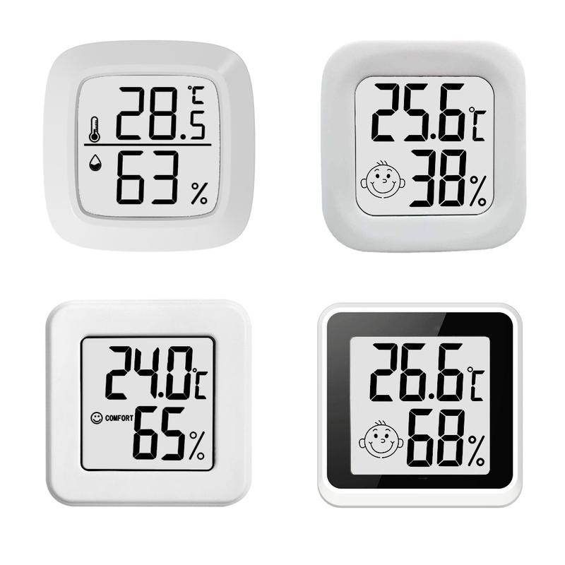 Mini LCD Digitales Thermometer Hygrometer Innenraumtemperatur Feuchtigkeitsmesser Sensor Messgerät Wetterstation