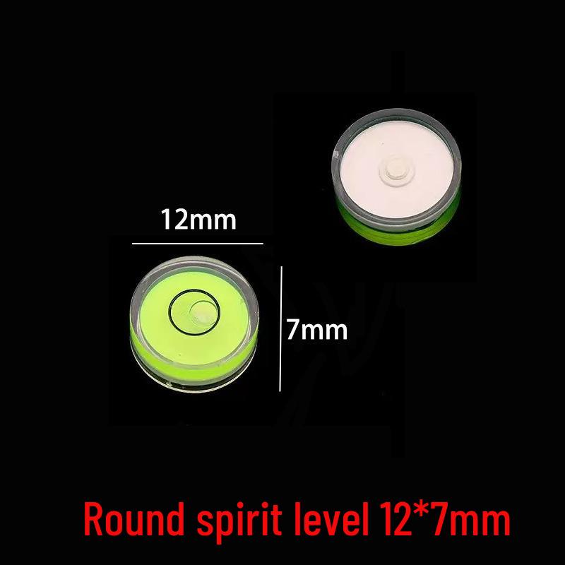 Compact Cylindrical Green/Red Line Horizontal Bubble Level Ruler