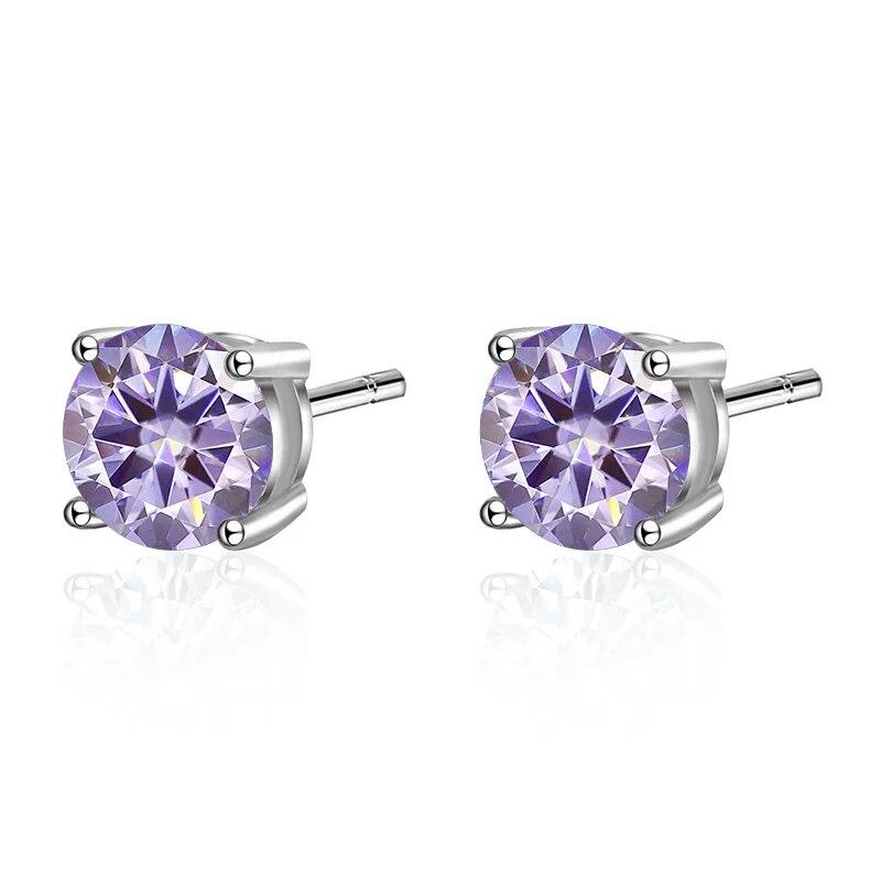 Trendy S925 Zilveren Oorknopjes met 5mm en 6.5mm Geometrische Vorm Fijne Sieraden voor Jubileum van Stel Cadeau voor Stel