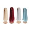 Doll Wig Professional DIY Hand Crafted Soft Heat Resistance Middle Part Long Straight Doll Wig for D