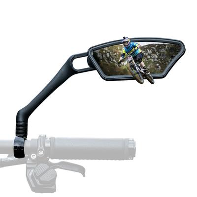 ROCKBROS Bicycle Compatible with HD Field of Wide Angle Easy Bar End Side Mirror for Road Bikes and Cross Bikes Mirror, 21-26mm Bikes,