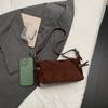 Simple Sense of Luxury Portable Retro Crossbody Bags for Women 2026 Winter New Large Capacity Faux Suede Square Shoulder Bags