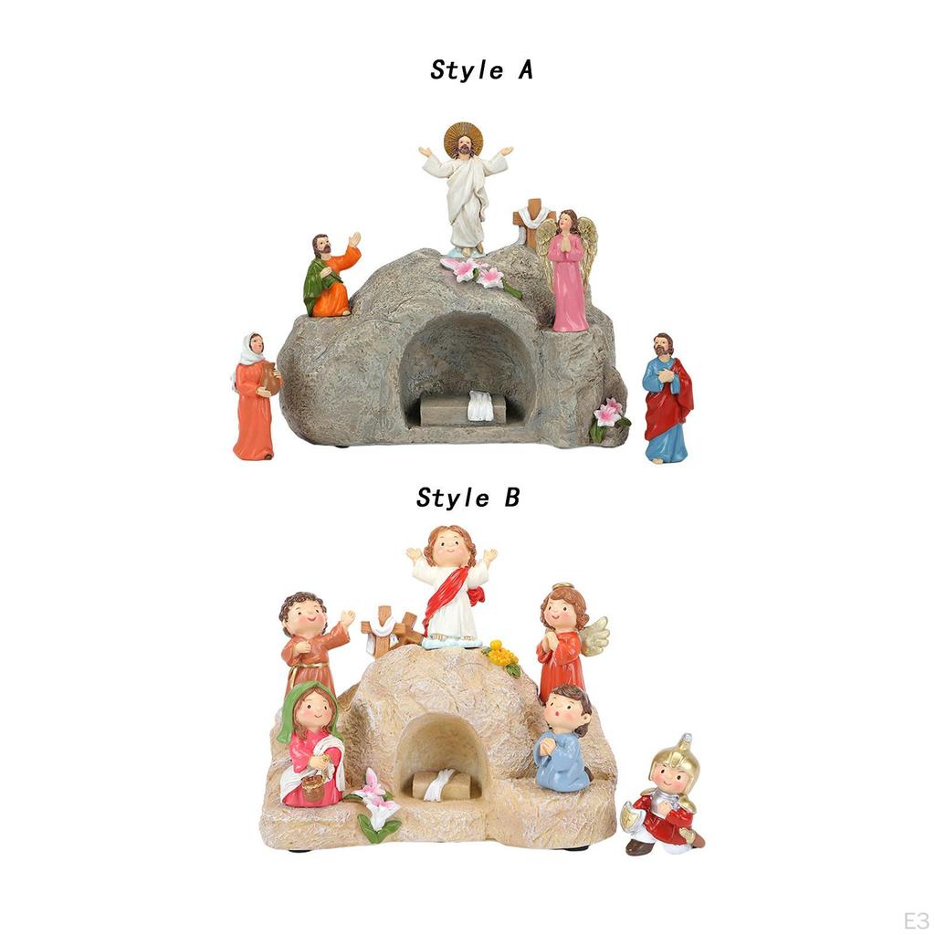 -Scene Decoration, -Resurrection Scene Set, Table Decoration for Birthday