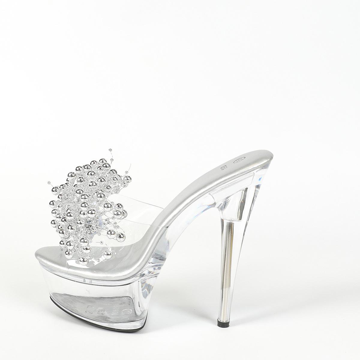 Женские сексуальные туфли на высоком каблуке 15 см — фото 5