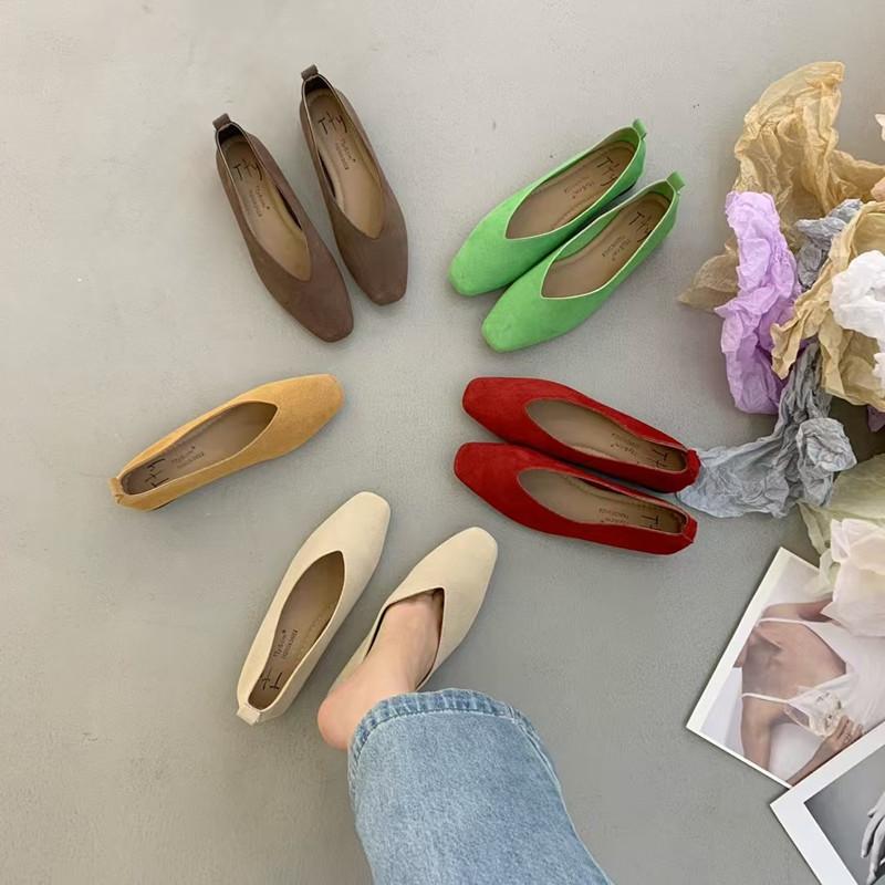 Fashion Bailamos Women Flats New Ballerinas Soft Leather Moccasins Slip On Retro Grandma Shoes Ladies mules Slippers Mujer
