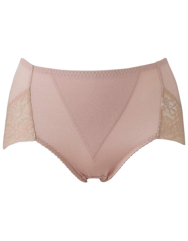 Cinnamon Size Tummy Moderate Cotton Blend Material Deep Can Be Worn Alone Wing/Wacoal Women's Pants, KJ4210, Brown, M, Shapewear, Buttocks, Control,