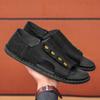 2025 Spring and Summer Men's Leather Sandals, Trendy Breathable Soft-soled Men's Shoes Outdoor, Foot Shoes