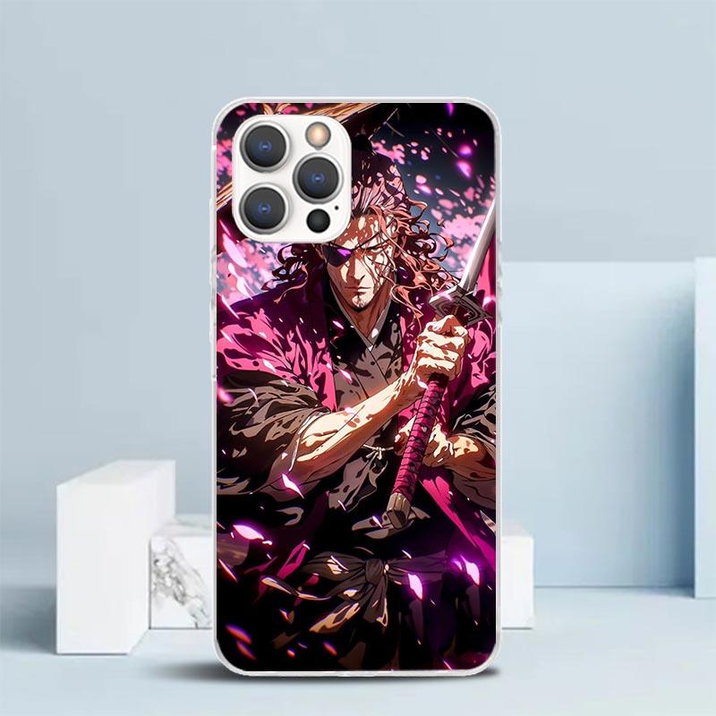 Bleach Kyoraku Shunsui Phone Case For IPhone 16 17 Air 16E 15 14 Plus 13 Mini 12 11 Pro Max 7 8 + SE 2020 Soft TPU Back Cover 16