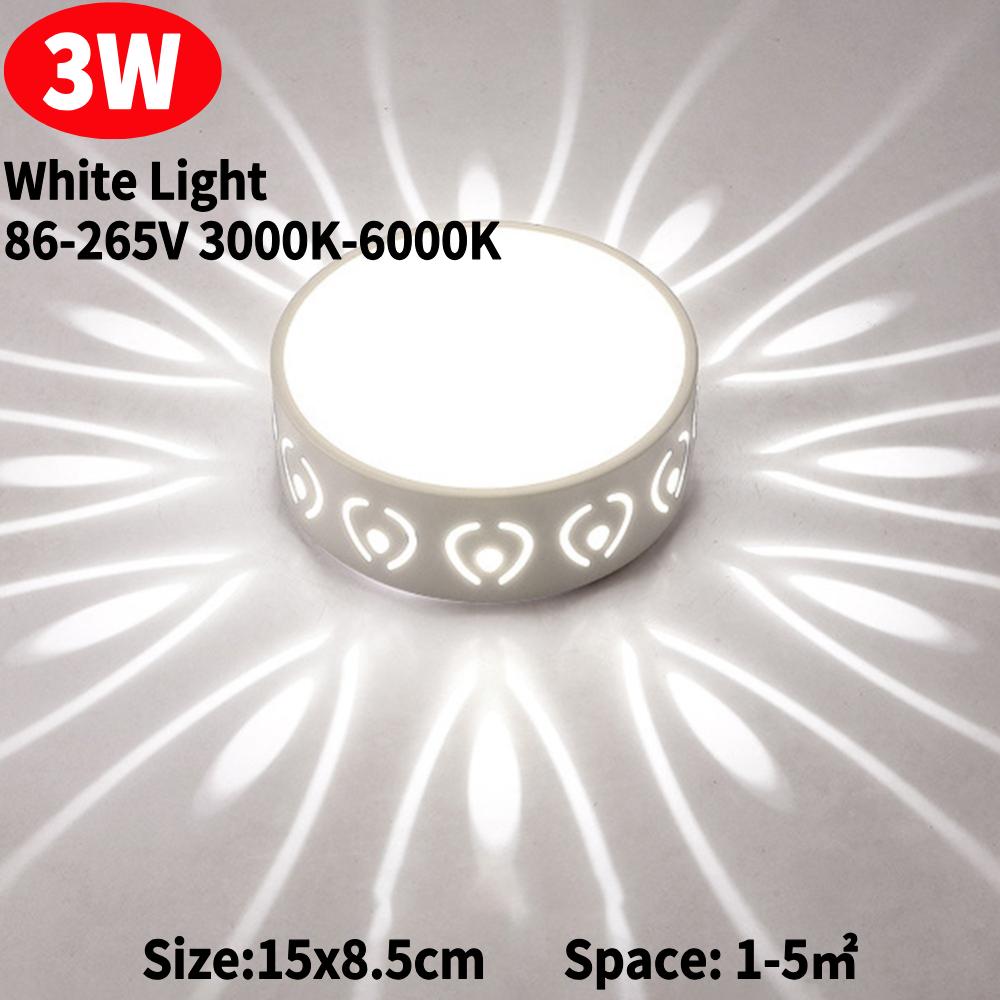 Modern LED Ceiling Light Crystal Ceiling Lamp Easy Installation Ceiling Spotlights for Corridor Porch Balcony Indoor Lighting