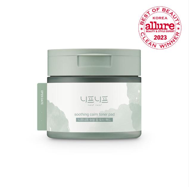 

Заспокійливі тонер-пади Neaf Neaf (60 аркушів) – Cica Заспокійливий та щоденний догляд за шкірою 60 Sheets