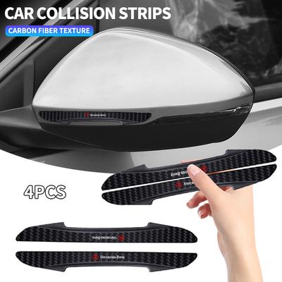 4 Stück Auto Tür Kollisionsschutz Stoßstangenleiste Aufkleber Für Mercedes Benz W211 W204 W210 W124 AMG W202 CLA W212 W220 W205