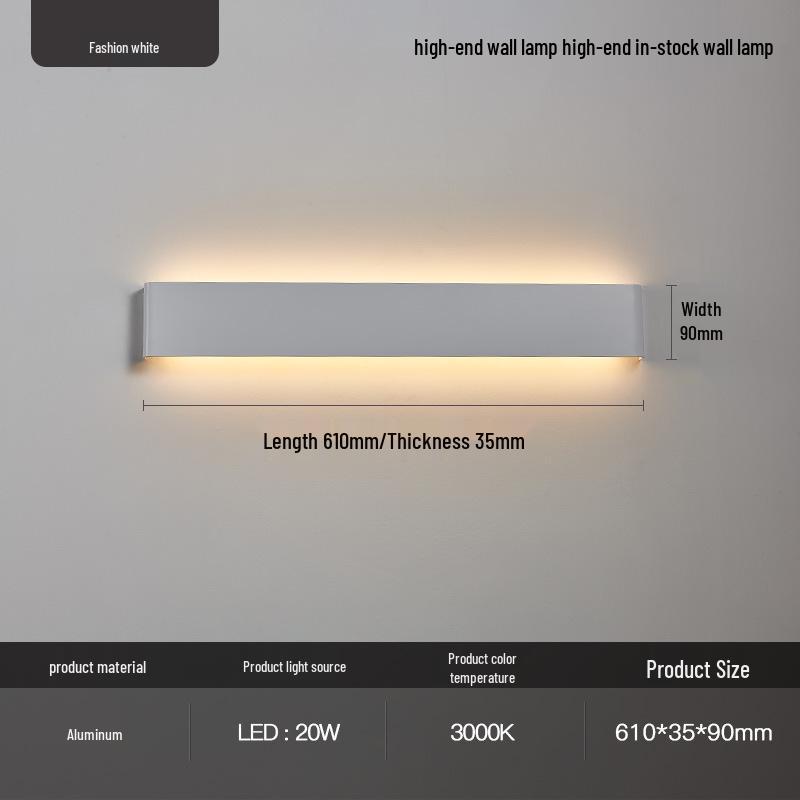Nordic Minimalist Wall Sconce for Living Room & Bedroom