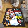 1Pc Christmas Paw Patrol Frame Rug Office Carpet Indoor Outdoor Doormat Nonslip Soft And Comfortable Living Room Christmas Halloween Gift D91880