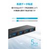 Anker USB3.0 Ultra Slim 4 Port Hub USB Hub 60cm Cable 5Gbps High Speed ??Transfer Bus Powered Lightweight Compact Compatible with MacBook/iMac/Surface