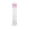 Transparent Realistic Adult Pleasure Toy 2.5 Cm 14 Cm Bagged Model 2