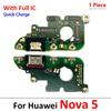 Neu Für Huawei Nova 5 5T 7 7i 8 8i 9 10 Pro SE 5G USB-Ladegerät Dock-Anschluss Ladeanschluss Mikrofon Flexkabel
