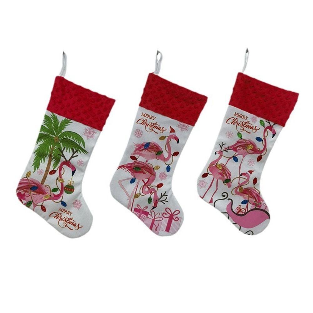 Printing Personalized Christmas Stocking Tropical Christmas Tree Pendant  Gift Bag