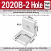 Flat Shape Aluminum Angle Bracket Solid Body Right Angle Bracket  For Workbench Build