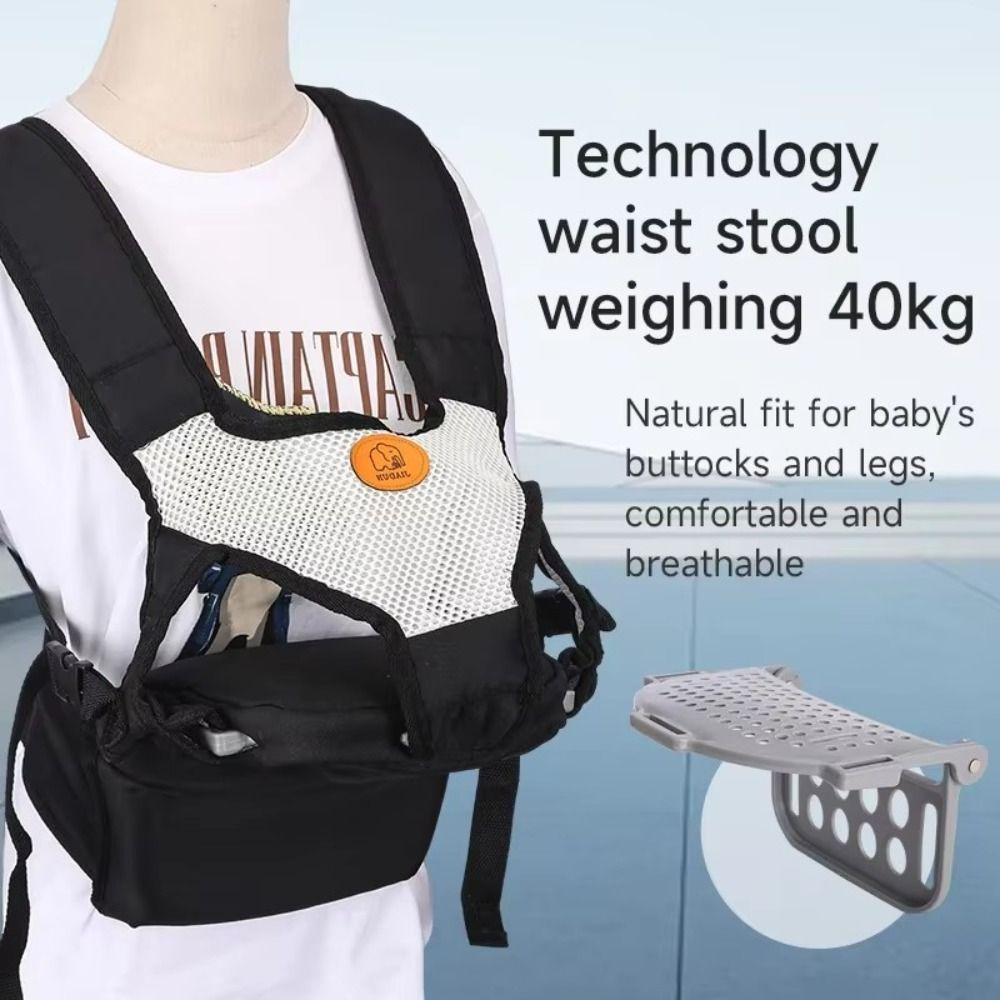 Safety Ergonomic Baby Carrier Foldable Infant Wrap Sling Seat Newborn Hipseat Carrier  Kangaroo Bag