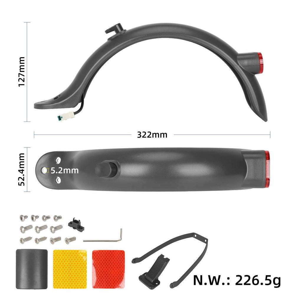 Pro rear fender kits model 2 for xiaomi Pro 2/1S scooters