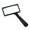 Portable 3X Magnifier Handheld Square Reading Magnifier Magnifying Glass Loupe Science Tool 84026
