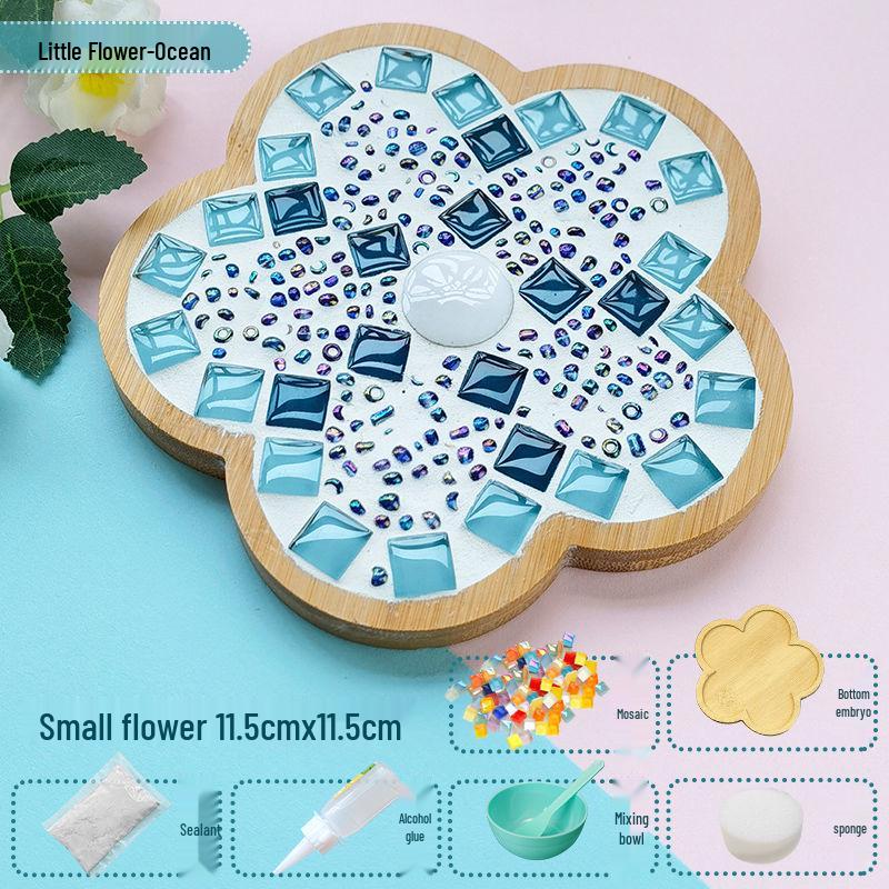 Handmade Mosaic Coaster DIY Kit for Students – Perfect for Mother's Day & Kindergarten Activities