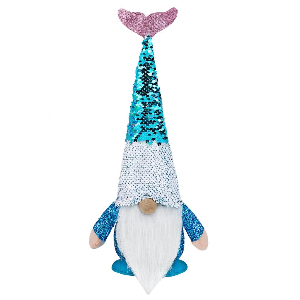Summer Ocean Festival Mermaid Faceless Doll Dwarf Elderly Doll Decoration Living Room Decoration Figurines Room Decor