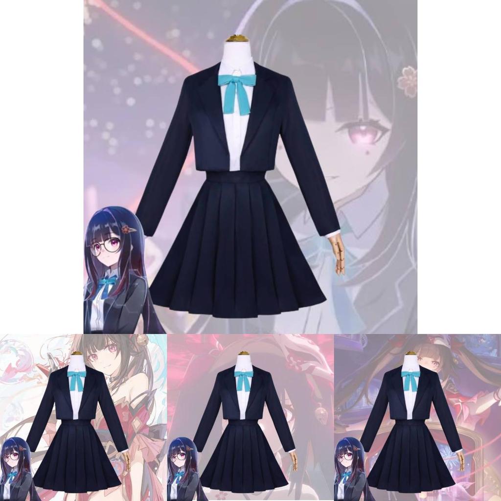 Cute Flower Fire Cosplay Outfit With Accessories And Wig For Game Anime Role Play